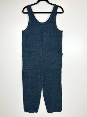 FP Beach Hailee Cropped Leg Sleeveless Textured Sweater Jumpsuit